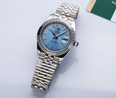 ROLEX 8215 Automatic Movement Log  41MM Blue Watch